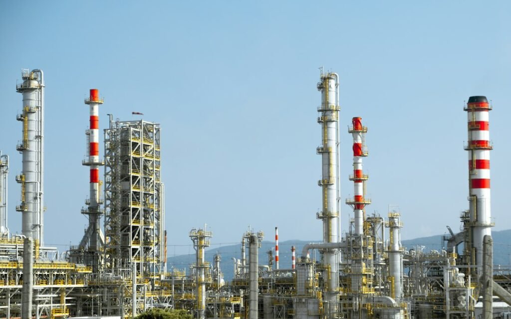 Petrochemical plant pipes, Borouge Q3 results