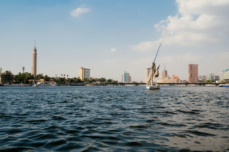 Cairo skyline across the Nile, home of the Egyptian Exchange where the MNT-Halan IPO made its trading debut