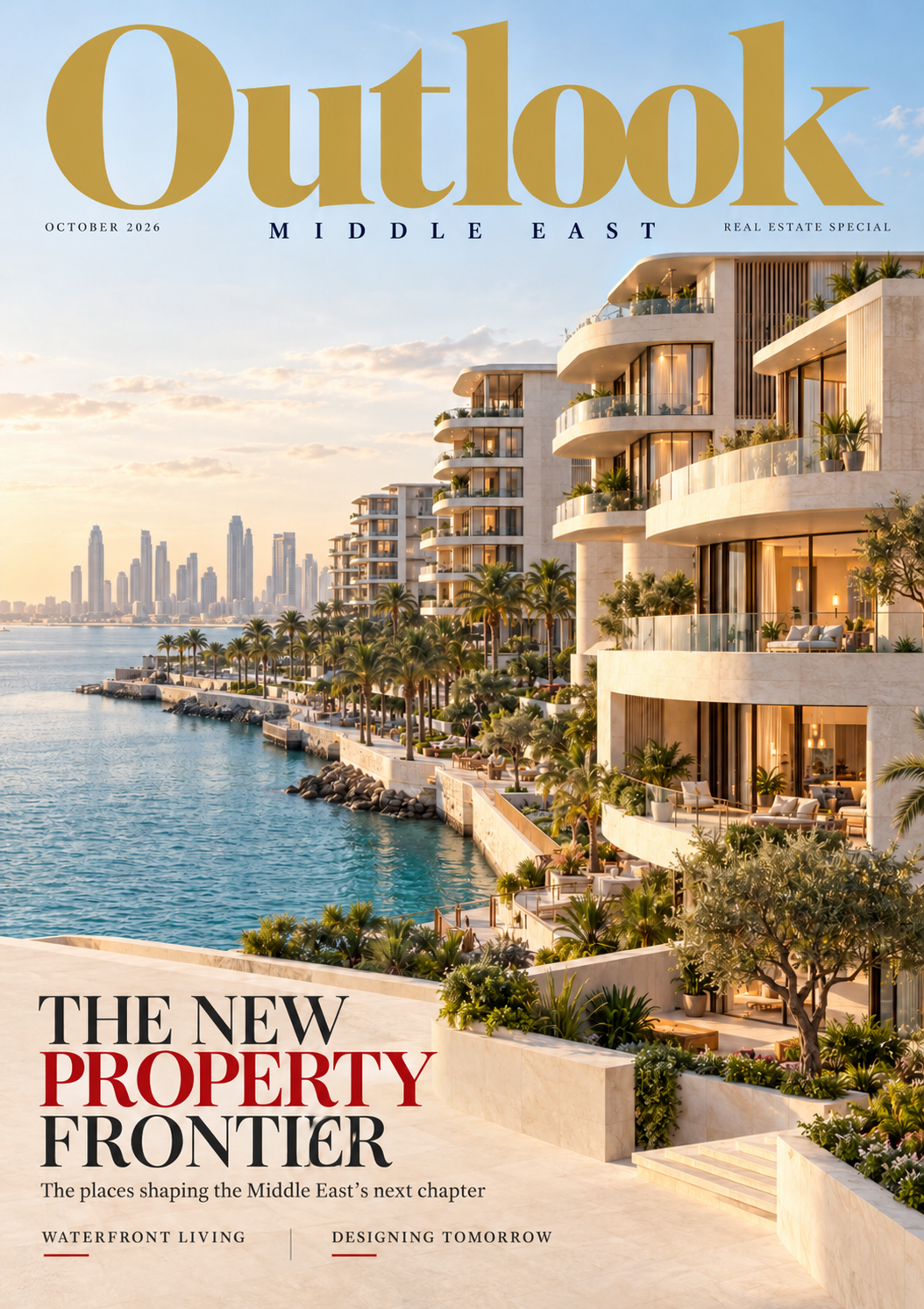 Outlook Middle East Real Estate Special cover, October 2026
