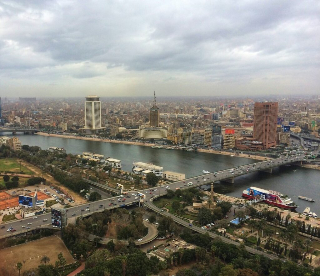 Cairo city skyline along the Nile, Egypt interest rate hike