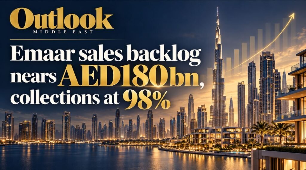 Emaar sales backlog nears AED180bn, collections at 98%