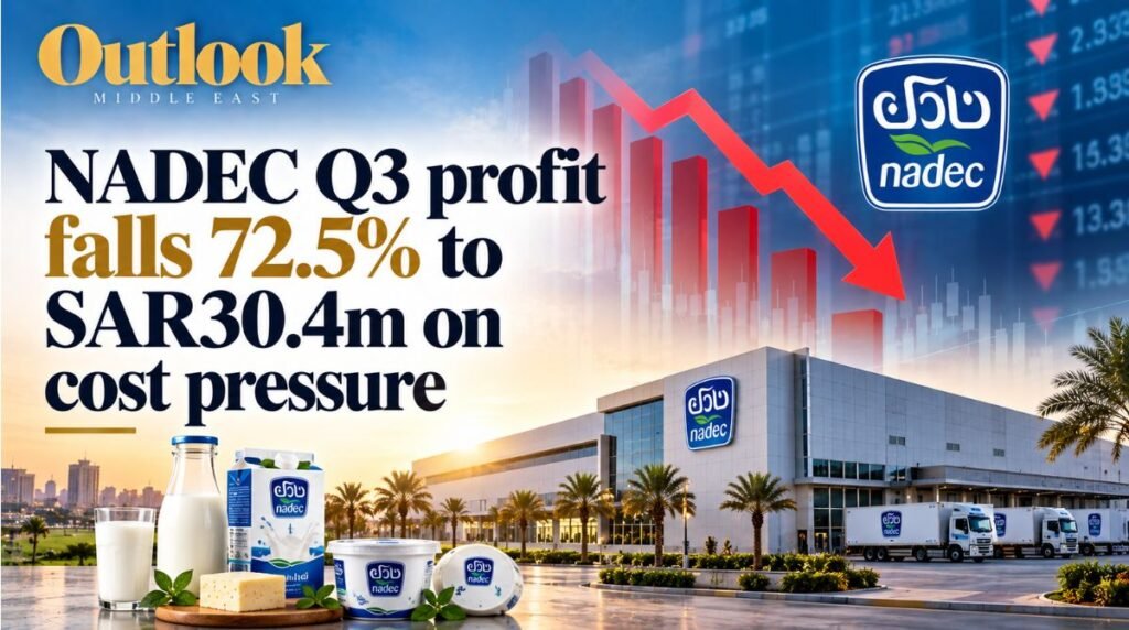 NADEC Q3 profit falls 72.5% to SAR30.4m on cost pressure