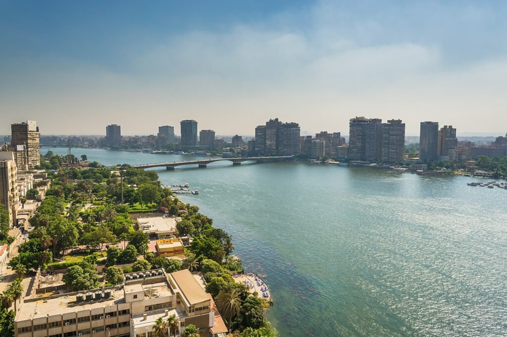 The Nile river in Cairo, illustrating Egypt inflation data for September 2026